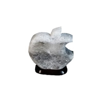 Солевая лампа Яблоко-Apple белая