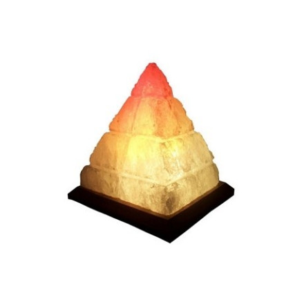 Соляная лампа Пирамида египетская большая 4-6 кг белая