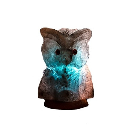 Солевая лампа Сова, 1-2 кг